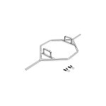 Goplus - barre hexagonale olympique avec poignes moletes et pliables, barre d'haltres hexagonale en ...