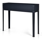 Goplus jardinieres exterieur sur�lev�e en acier galvanis� pour l�gumesm, herbes, carr� potager sur pieds ...