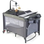 Goplus - lit bb parapluie, avec matelas et sac, lit bb de voyage compact, pour 0 - 3 ans jusqu' ...