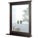 Miroir de salle de bain, montage mural, tablette de rangement, rsistant  l'eau et  l'humidit, 57 ...