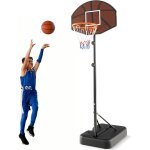 Goplus panier de basket - ball mobile, support de panier de basket - ball, 3 hauteurs rglables, panneau ...