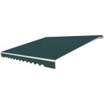 Goplus store banne manuel 4mx2, 5m, auvent de terrasse extrieur et tissu rsistant aux uv avec manivelle ...