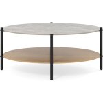 Goplus table basse céramique, table de salon rond 2 niveaux, vrai marbre pierres composite& cadre métallique, ... Goplus table basse céramique, table de salon rond 2 niveaux, vrai marbre pierres composite& cadre métallique, ...