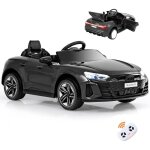 Goplus - voiture lectrique 12 v pour enfant avec tlcommande et dmarrage lent, voiture avec portes ...