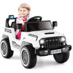 Goplus - voiture electrique enfants 1 - 2 places 12v, 4x4 electrique enfants avec tlcommande 2, 4g, ...