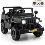 Goplus voiture electrique enfants 12 v avec tlcommande 2, 4g, 4x4 electrique enfants avec lumires, ...