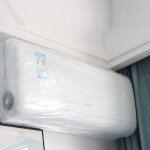 10 pi�ces couvercle de climatiseur, jetable cache poussi�re pour climatiseur mural int�rieur, couvercle ...