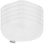 5 serpillres pour polti vaporetto vapeur accessoire, lingettes de rechange lavables reutilisable pour ...