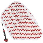 Lot de 6 housses de rechange pour balai vapeur vileda steam, chiffons de rechange, compatibles avec le ...