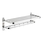 Gotrays - 60cm porte - serviettes pliable à double couche porte serviettes murale en acier inoxydable ... Gotrays - 60cm porte - serviettes pliable à double couche porte serviettes murale en acier inoxydable ...