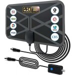 Antenne tv intérieur tnt hd, 420km antenne hdtv numérique longue portée, amplificateur de signal chaînes ... Antenne tv intérieur tnt hd, 420km antenne hdtv numérique longue portée, amplificateur de signal chaînes ...