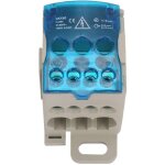 Gotrays - bote de distribution en bloc ukk - 80a bote de distribution de bornier sur rail din, connecteur ...