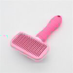 Brosse chiens chats, autonettoyante brosse poils morts pour chat chien, enl�vement efficace jusqu'� 95% ...
