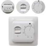 Manuel thermostat d'ambiance chauffage au sol electrique avec sonde ac 220v 16a, rgulateur de thermostat ...