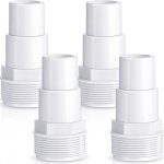 Raccords pour tuyaux en pvc raccords de rechange en pvc 1 - 1 / 2' ou 1 - 1 / 4' jeu de 4 raccords pour ...