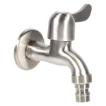 Gotrays - robinet de jardin 304 en acier inoxydable � l'ext�rieur de l'adaptateur de robinet d'eau fix� ...