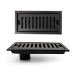 Siphon de sol rectangulaire avec piège à odeurs, caniveau de douche 20 × 10 cm avec clapet anti - retour, ... Siphon de sol rectangulaire avec piège à odeurs, caniveau de douche 20 × 10 cm avec clapet anti - retour, ...