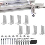 Gotrays - support de montage photovoltaque pour toit en tuiles d'acier de couleur, pied en l, 8 pices, ...