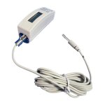 Thermomtre de piscine numrique avec cran lcd, capteur de temprature d'eau tanche, facile  monter, ...