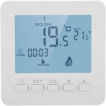 Gotrays - thermostat de chauffage �cran lcd intelligent r�gulateur de temp�rature ambiante programmable ...
