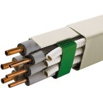 Goulotte couleur blanc 110x75 - l. 2m