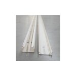 Hager - goulotte de distribution pvc blanc paloma 35x20mm (vendu au mtre) 1 cloison avec couvercle sans ...