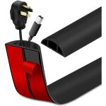 Goulotte passe cable flexible, cache fil Électrique pour sol mural, gaine cable informatique pour tous ... Goulotte passe cable flexible, cache fil Électrique pour sol mural, gaine cable informatique pour tous ...