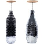 Goupillon de 35 cm compatible avec les bouteilles en verre sodastream, brosse de nettoyage sans rayures, ...