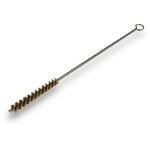 Goupillon laiton multifonction  12 mm garnissage 100 mm longueur 300 mm ramonage brossage curetage nettoyage ...