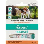 Gouttes anti - puces et anti - tiques happs pour chiens de taille moyenne (10 - 20 kg) Gouttes anti - puces et anti - tiques happs pour chiens de taille moyenne (10 - 20 kg)