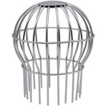 Gouttire guard 7, 6 cm en acier inoxydable 304 filtre passoire pour tuyau de descente rond de 6, 6 cm ...