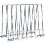 Gouttoir à sacs, support en acier inoxydable, organiseur de dossiers, étagère de rangement de bureau, ... Gouttoir à sacs, support en acier inoxydable, organiseur de dossiers, étagère de rangement de bureau, ...