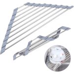 Gouttoir  vaisselle pour cuisine egouttoir vaisselle inox convient gouttoir  vaisselle pliable pour ...