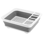 Gouttoir à vaisselle pliable en plastique - ensemble d'égouttoirs pliables - organiseur de couverts portable ... Gouttoir à vaisselle pliable en plastique - ensemble d'égouttoirs pliables - organiseur de couverts portable ...