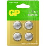 Gp - pile bouton cr 2025 3 v 4 pc(s) 145 mah lithium ultra y481173