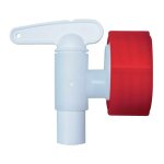 Robinet d'écoulement plastique blanc 34 mm nw 15 Robinet d'écoulement plastique blanc 34 mm nw 15