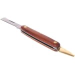 Grafting cutter, stainless steel foldable grafting cutter, seedling pruning tool, rosewood handle, double ...