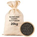 Graines de tournesol noires pour oiseaux 20 kg