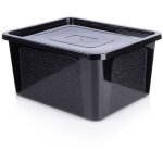 Grand coffre � jouets en plastique avec couvercle de 20 l