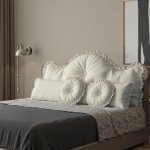 Vercart - grand coussin pour tte de lit, coussin de lecture, coussin long pour dossier de canap avec ...