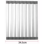Grand gouttoir  vaisselle enroulable, gouttoir  vaisselle enroulable, couvercle d'vier, accessoires ...