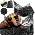 Grand hamac de jardin, balan�oire boh�me, cadeau boh�me pour la f�te des p�res