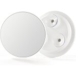 Grand miroir grossissant 150 mm 20 x avec trois ventouses, kit de voyage loupe
