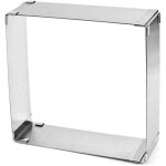 Grand moule � g�teau en anneau de mousse en acier inoxydable, t�lescopique r�glable, outil de cuisson ...