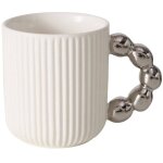 Grand mug avec une anse dcorative en perles javi
