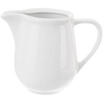 Grand pichet en porcelaine pour lait, cr�me, sauces, trempettes 260 ml