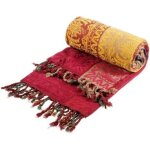 Grand plaid et couvre en coton, jet� de canap� dessus de lit en coton naturel, coton couverture canap� ...