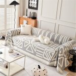 Grand plaid doux r�versible et polyvalent pour canap� 1 / 2 / 3 / 4 places - style boh�me - couverture ...