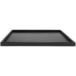 Grand plateau de service rectangulaire en bois, 40 x 30 cm bois massif th caf snack food repas plateau ...