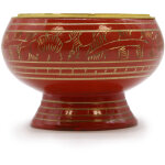 Grand pot d'encens au charbon de bois chakra - sacral - vendu par 1